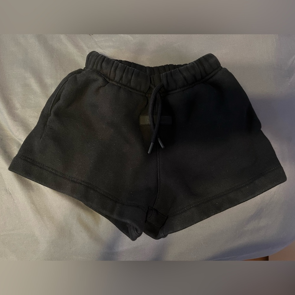 Essentials Black Kids Shorts